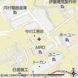 愛知県瀬戸市山の田町119周辺の地図