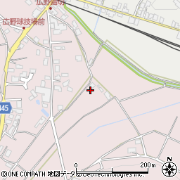 京都府南丹市日吉町上胡麻上北裏周辺の地図