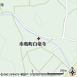 兵庫県丹波市市島町白毫寺742周辺の地図