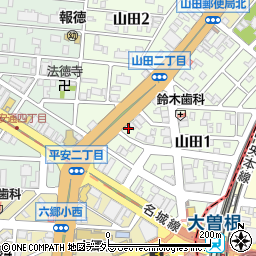 ナリタ大曽根店周辺の地図