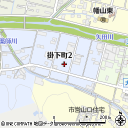 勝谷商店周辺の地図