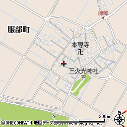 滋賀県彦根市服部町226周辺の地図