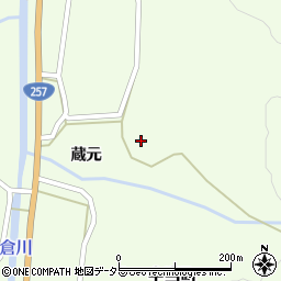 愛知県豊田市中当町（井ノ上）周辺の地図