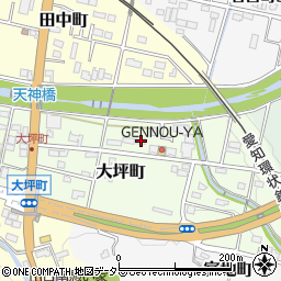 愛知県瀬戸市大坪町117周辺の地図