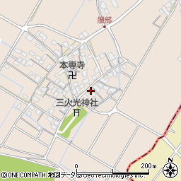 滋賀県彦根市服部町318-1周辺の地図