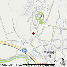 京都府南丹市日吉町胡麻法尺谷周辺の地図