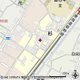 滋賀県犬上郡豊郷町杉21周辺の地図