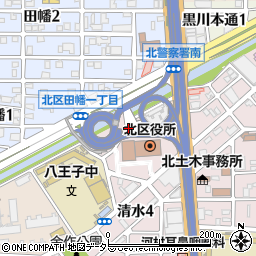 名古屋市黒川スポーツトレーニングセンター周辺の地図
