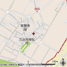 滋賀県彦根市服部町327周辺の地図