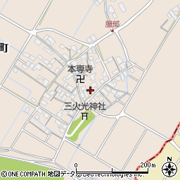 滋賀県彦根市服部町316周辺の地図