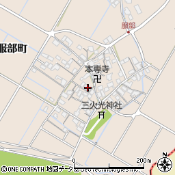 滋賀県彦根市服部町219周辺の地図