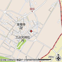滋賀県彦根市服部町327-3周辺の地図