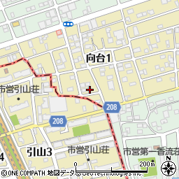 愛知県名古屋市守山区向台1丁目1110周辺の地図