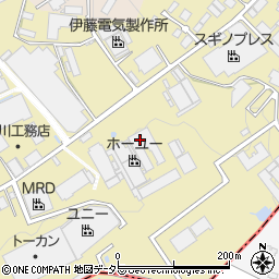 ホーユー株式会社　瀬戸工場周辺の地図