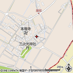 滋賀県彦根市服部町327-2周辺の地図