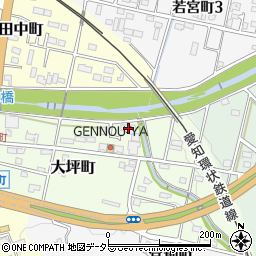 愛知県瀬戸市大坪町124周辺の地図