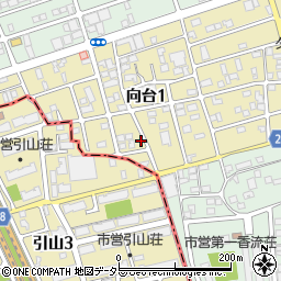 愛知県名古屋市守山区向台1丁目1109周辺の地図