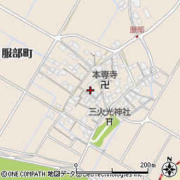 滋賀県彦根市服部町220周辺の地図