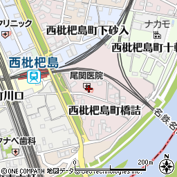 尾関医院周辺の地図