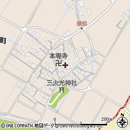 滋賀県彦根市服部町333-1周辺の地図