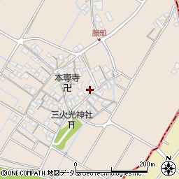 滋賀県彦根市服部町328周辺の地図