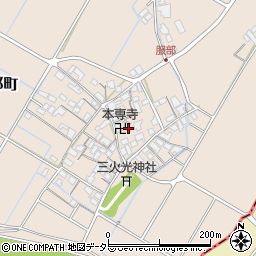 滋賀県彦根市服部町334周辺の地図