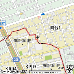 愛知県名古屋市守山区向台1丁目704周辺の地図