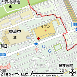 サイゼリヤ イオン名古屋東店周辺の地図