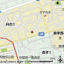 愛知県名古屋市守山区向台1丁目2404周辺の地図