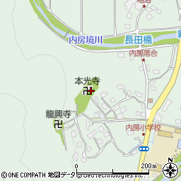 静岡県富士宮市内房3816周辺の地図