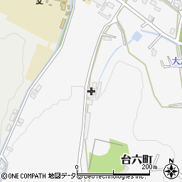 愛知県瀬戸市台六町317周辺の地図