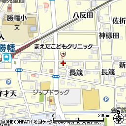 愛知県愛西市勝幡町駅東157周辺の地図