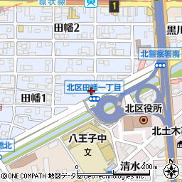 ラビット黒川店周辺の地図