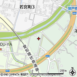 愛知県瀬戸市屋戸町17-1周辺の地図