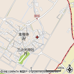 滋賀県彦根市服部町350周辺の地図