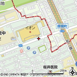 香流中学校周辺の地図