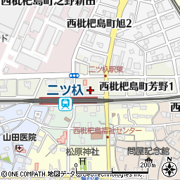 ローソン清須二ツ杁駅前店周辺の地図
