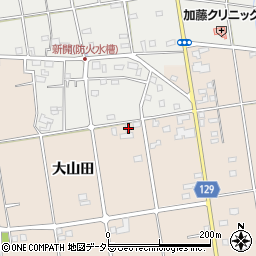 愛知県愛西市町方町大山田79周辺の地図