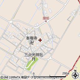 滋賀県彦根市服部町329周辺の地図