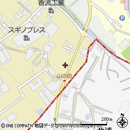 愛知県瀬戸市山の田町241周辺の地図