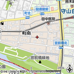愛知県名古屋市守山区町南周辺の地図