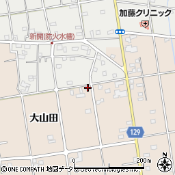 愛知県愛西市町方町大山田80周辺の地図