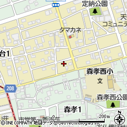 愛知県名古屋市守山区向台1丁目2504周辺の地図