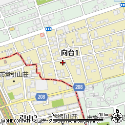 愛知県名古屋市守山区向台1丁目1105周辺の地図