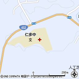 奥出雲町立仁多中学校周辺の地図