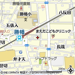 愛知県愛西市勝幡町駅東107周辺の地図