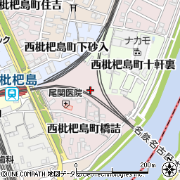 愛知県清須市西枇杷島町橋詰17周辺の地図