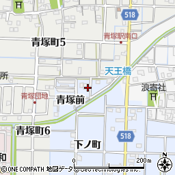 〒496-0003 愛知県津島市寺野町の地図