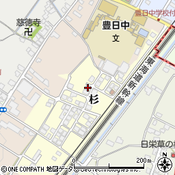 滋賀県犬上郡豊郷町杉18-4周辺の地図