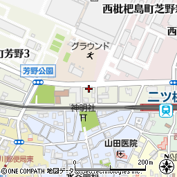 近藤産興株式会社　枇杷島営業所周辺の地図